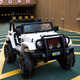 WENXIER Wrangler children's electric vehicle off-road vehicle can seat four-wheeled baby toy car two-seater children's remote control car white + luminous wheels