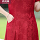 Yu Zhaolin 2024 Xi Mother-in-law Wedding Clothes Cheongsam Two-piece Dress Noble New Style Spring and Autumn Mom Wedding Dress 9277 Purple 2XL