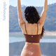 Seamless basic slim waist-tightening and simple elegant sports running BRA underwear F14117 Roman brown L