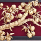Qin Tinglanjing Regalos de graduación, melocotón y ciruelas, pintura personalizada de aluminio de oro, regalos conmemorativos del Día de Maestros Creativos de alta gama para maestros de escuela 42cm*81cm, melocotón y ciruelas,