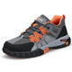 HUNDUILU labor protection shoes men's summer breathable, anti-smash, anti-puncture, waterproof, wear-resistant, non-slip work mountaineering sports safety shoes C1105T-summer breathable 42