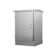 Outdoor waterproof stainless steel distribution box outdoor rainproof floor-standing network cabinet monitoring equipment distribution cabinet weak current box 201 stainless steel original color 600x500x300mm