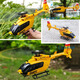 EC135 Fernbedienung Hubschrauber Simulation C187 Vierkanal Fernbedienungsmodell Flugzeug Mini 1:48 Wie realer Hubschrauber Blue Lufdruck eingerichtetem Allgemeine Lagern Fernbedienungssteuerstand