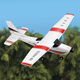 Weili F959S Modelo de planeador de ala fija Aeronave remoto Control remoto Modelo de helicóptero Boy Adulto F959S Patrón de naranja [Control de mano izquierda estándar] Paquete de tres electricidad