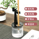 [Bajo precio en toda la red] Practica el titular de la pluma de lavado de ruyi todos los días. Corre el soporte de la pluma con clip para la pluma para los estudiantes, estudio de estudio para principiantes, cepillo de caligrafía colgando marrón tn-1479