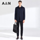 
Antonio [pure cashmere liner/removable] thickened mid-length cashmere wool coat for men's business tweed jacket