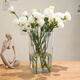 Cubo de flores de estela acrílica Agua profunda Tienda de flores para el hogar Especial de plástico transparente Flor de flor Dominio Arreglo Flower Bucket Barro de almacenamiento Gran Buceta de flores 5 Cuba de flores 0 cm