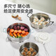 COOKER KING steamer paper steamed buns steamed bun mat food-grade household steamer cloth oil paper mat paper non-stick disposable diameter 18cm 110 pieces