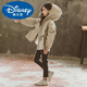 
Disney girls plus cotton trench coat 2023 new spring and autumn clothes Korean mid-length jacket mid-length children girl fashionable coat