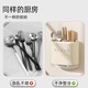 MUYA chopstick storage box wall-mounted kitchen storage rack without punching knife holder chopstick cage integrated storage hanging shelf