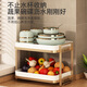 Yupin kitchen rack drain cup rack storage rack living room glass tea cup drain tray ZW107 double layer