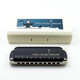 Boogieman Blues Deluxe zehn Löcher Blues 10 Löcher Anfänger Harmonica C -Melodie [Black Metal Grid]