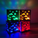 Dear Babe Minecraft Torch Lamp MC Game Peripheral Toys Two-Dimensional Diamond Mining Lamp Torch Children's Day Christmas Gift Blue Mining Lamp USB Charging