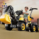 Kabutou children's excavator toy car can sit on a boy's remote control electric excavator can sit on a large model, remote control, enlarged and thickened orange, fully electric/sliding