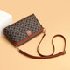 Changyin Fashion Mom Bag 2023 Chinese Valentine's Day Middle-aged Crossbody Bag Shoulder Small Bag Hand Clutch Bag Coin Mobile Phone Bag Brown