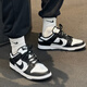 Chaussures de basket-ball Nike Nike Chaussures masculines 2025 Summer New Air Jordan 1 Aj1 Board Chaussures Retro Casual Sneakers DD1391-100 Panda Black and White Dunk 42.5