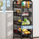 Shunyou Storage Rack Multifunctional Trolley Floor Standing Removable Kitchen Storage Rack Storage Fruit Snack Rack SY-613