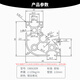 惠利得欧标工业铝型材6630R欧标铝合金型材 半圆6060弧形欧标铝型材 6630R欧标2.0厚（银白）