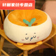 Silent Noel seat cushion, long-term sitting, butt pain free futon cushion, bay window butt cushion, office long-term sitting butt cushion, lazy person on the floor, bread type, cute, round hole seat cushion 38*38*15 (no zipper type)