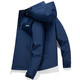 Jeep Spirit Jeep Jacke Herrenjacke Tops Herbst und Winter Dünne neue, feste Farbe Trendy mit mittleren und jungen Kapuzenjacke mit Kapuze-Hemd A655-6628 Dunkelblau XL (126jin [Jin ist gleich 0,5 kg] -140jin [Jin ist gleich 0,5 kg]))
