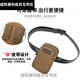 Fabric trendy mobile phone belt bag mobile phone bag men's running wrist bag multi-functional canvas hanging bag arm bag belt bag men's waist khaki regular version