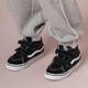 VANS Vans children's shoes official SK8-Mid V black easy-to-wear Velcro children's sneakers, black size 26, measured inner length 16.5cm