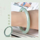 Mai Jade oder fragen nach Geschenken für den chinesischen Valentinstag Jade Armband Lady Ece-Bottomed Hell Green Floating Blumen Jade Armband Jade Armband etwa 54 mm C6628X