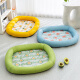 Hippie dog kennel for all seasons Internet celebrity dog ​​bed dog mat Teddy small and medium-sized dog den summer cat kennel pet sleeping Bondi Blue S (recommended weight within 10 Jin [Jin equals 0.5 kg])