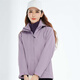 Simboo jacket for men, windproof and warm three-in-one mid-length jacket for mountaineering breathable wear-resistant ski jacket 12805 purple-women S