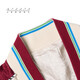 Xvessel Fang yilun gleiche retro trendige taoistische Robejacke für Männer und Frauen doppelseitig gesticktes Satin neuer trendiger Yokosuka-Männer und Frauen gleiche Wein Red Jacke Y23x683r M.