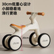 Tile Children's Balance Car 1-3 Baby Four-wheel Toddler Scooter Infant and Toddler Anti-roller Sliding Car Maillard Brown [Silent Wheel]
