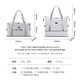 POLO travel bag, women's handbag, men's sports and fitness bag, dry and wet separation large capacity luggage bag, single shoulder crossbody, expandable