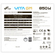 FSP VITA GM 850W Snow Edition Platinum Full Modular Power Supply (ATX3.1/PCle 5.1 12V-2x6 interface/105 Japanese capacitor/fully embossed cable)
