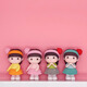 Gelun cartoon little girl cute doll boy couple decoration landscaping birthday gift office desk decoration set 4 boy next door
