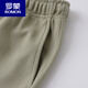 Romon (Romon) 300G Amerikaner schwerer grau-grüner Twill gerade-leges Casual Hosen für Herren Herbst Solid Color Lose Locker Sport Swathose Summer Style Green-Green L Empfohlen 105-125jin [Jin entspricht 0,5 kg]