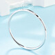 GsunG platinum bracelet women's model PT950 laser surface bracelet new shiny platinum women's bracelet round closed mouth priced by gram contact before bidding