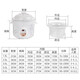 Longxingfa Longxingfa fully automatic household electric stew pot purple clay cooking porridge, porridge simmering soup health care soup pot ceramic electric casserole stew cup mini electric stew pot stew pot low power fine stew purple clay manual model 1.5L suitable for 1-2 people