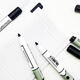 Standard européen (Mate-Ist) Facilement facilement forgé de tableau blanc stylo à base d'eau à base de conférence 10 pack B1585 noir