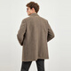 Sieben Wolf Wollmantel Herrenmantel Neues Winter-Revers-Slappar