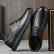 Chaussures en cuir yichi (egchi) Business des hommes à l'usure officielle résistante à l'usure formelle et respirante Chaussures à orteils J6627 Style à lacets 42 42