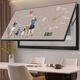 Pintura sensorial Gran tamaño Calendario Perpetual Medidor Pintura decorativa con reloj y reloj Caja de distribución familiar Caja de distribución Cubierta colgante JD12811 Calendario perpetuo mejorado + Reloj 80*40 cm (bloqueo 70*30) Marco negro colgante