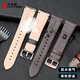 
Adapted to Armani genuine leather strap AR11105 11143 11153 2502 men's lychee pattern soft cowhide plain black-steel color buckle 22mm