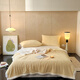 Milk Velvet Blanket Quilt Winter Thickened Plush Nap Blanket Sofa Cover Blanket Air Conditioning Blanket Single Shawl Small Blanket Rice Fragrant Yellow Thickened Lamb's Velvet Super Soft Waxy Super Warm 120x200cm Baby Blanket Soft and Waxy Close-fitting Can Be Spread or Covered
