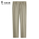 
Dancing with the wolf [smooth mulberry silk/cool] Commuter elastic breathable men's casual pants 701 khaki 50/M