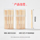 SHUANG YU disposable wooden forks, 2 barrels, 200 pieces in total, thickened bamboo forks, cake snack forks, fruit picks