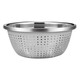 Kangbach stainless steel household vegetable basin drain basket drain fruit basin rice sieve basin drain basin and basin seasoning basin basin sieve three-piece set