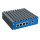 Bicontrol G48 N5105 multi-network quad-core soft-routed embedded industrial computer IoT host X86 development board bare system 4G communication SIM card slot n6210 8G memory + 256G solid state G48 blue panel-N6415 quad network 226