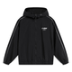 
Li Ning (LI-NING) lotus leaf windbreaker jacket for men and women same style waterproof sunscreen clothes for summer thin outdoor reflective jacket jacket black [Nylon UPF50+]AFDU695-1 L