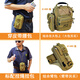 Looyoo A148 Hochwertiger Nylon großer Bildschirm Mobiltelefon Tailentasche Schultergurtbeutel Outdoor Multifunktion Tailentasche Armtasche Militärlüftet Bag A148s Accessoires Package Black (YKK Reißverschluss)