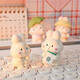 Xixiao cute little rabbit ornaments student desktop girl heart decoration car ornaments children cartoon healing doll 8 cute rabbit combination set